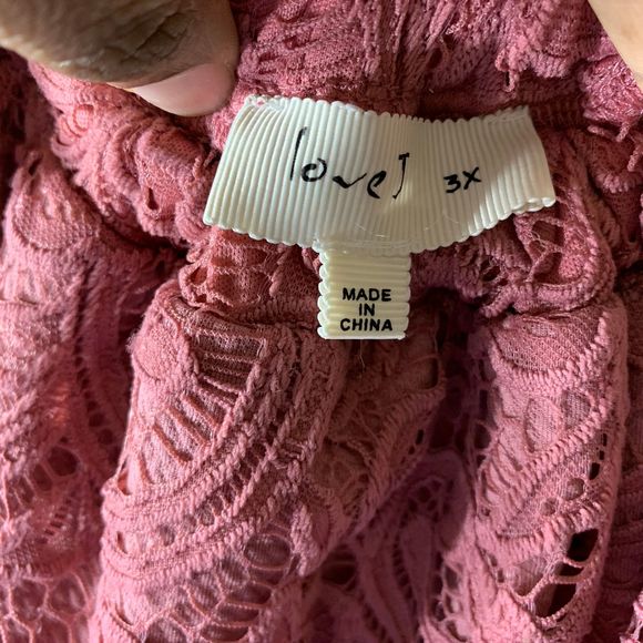 LOVE J BLUSH OFF THE SHOULDER DRESS - Picture 5 of 5